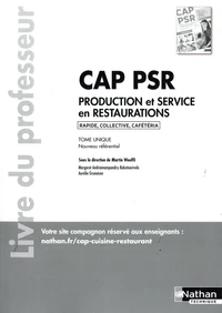 CAP Production et service en restaurations (rapide, collective, cafétéria)