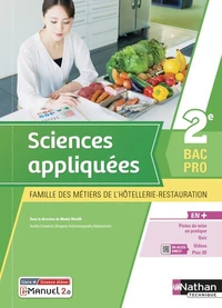 Sciences appliquées 2e Bac Pro famille des métiers de l'hôtellerie-restauration