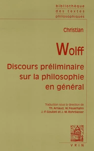 Discours préliminaire sur la philosophie en général