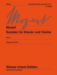 Wolfgang Amadeus Mozart - Sonatas - Edited from the autographs and first editions. violin and piano..