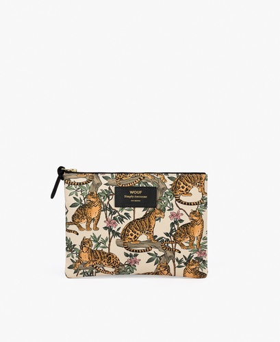 WOOUF - LAZY JUNGLE LARGE POUCH