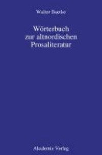 Wörterbuch zur altnordischen Prosaliteratur.