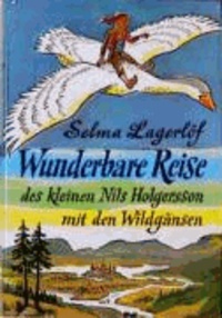 Wunderbare Reise des kleinen Nils Holgersson mit den Wildgänsen.