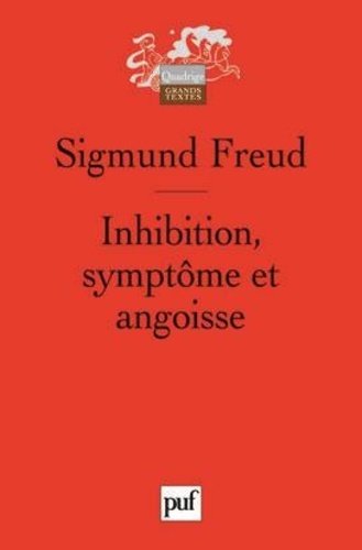 Inhibition, symptôme et angoisse