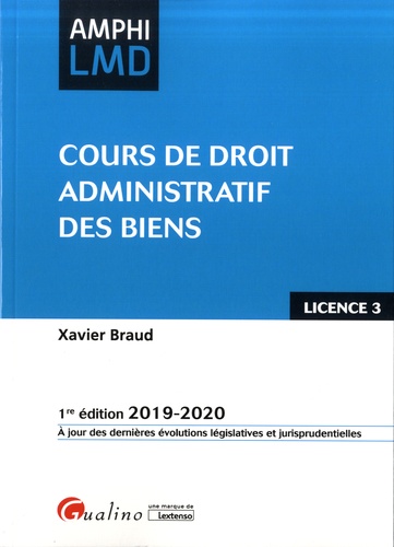 Cours de droit administratif des biens Licence 3  Edition 2019-2020