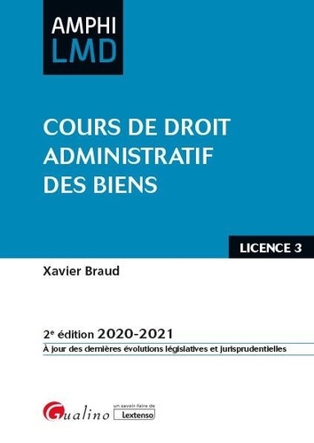 Cours de droit administratif des biens  Edition 2020-2021