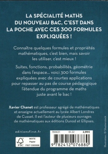 300 formules et propriétés. Spécialité maths