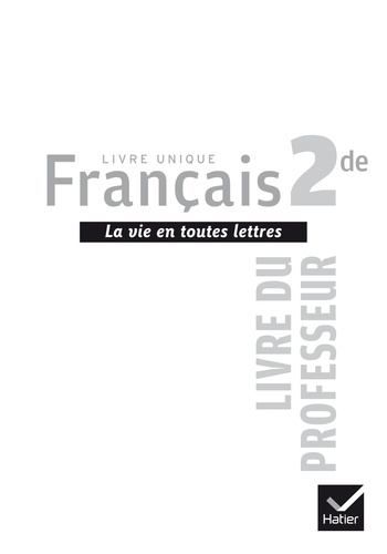 Xavier Damas - Français 2e - Livre du professeur.