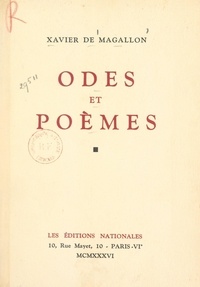 Xavier de Magallon - Odes et poèmes.