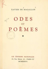 Odes et poèmes