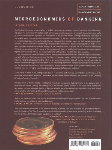 Microeconomics of Banking 2nd edition