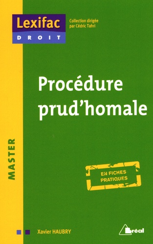 Xavier Haubry - Procédure prud'homale.