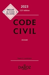 Xavier Henry et Pascal Ancel - Code civil annoté.