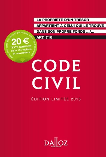 Xavier Henry et Guy Venandet - Code civil.