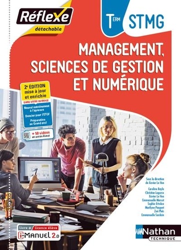 Management, Sciences de gestion et numérique Tle STMG  Edition 2022