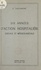 Six années d'action hospitalière sociale et médico-sociale