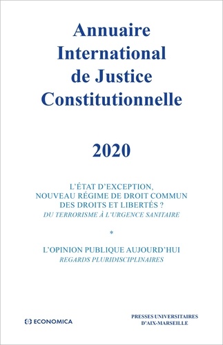 Annuaire international de justice constitutionnelle. Tome 36  Edition 2020