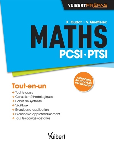 Xavier Oudot et Vincent Queffelec - Maths - PCSI, PTSI.