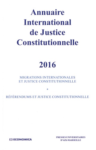 Xavier Philippe - Annuaire international de justice constitutionnelle - Tome 32.