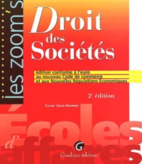 Xavier Seux-Baverez - Droit Des Societes. 2eme Edition.