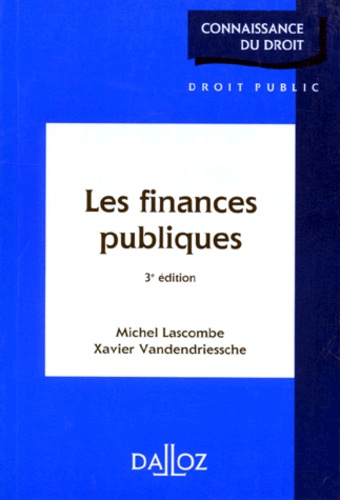 Les finances publiques 3e édition
