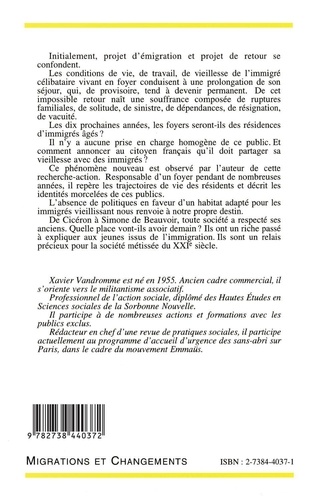 Vieillir immigré et célibataire en foyer. Le cas de la résidence sociale du Bourget en Seine Saint-Denis, 1990-1992