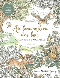 Au beau milieu des bois - carnet de coloriages forestiers