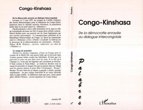  XXX - Congo-kinshasa - 9 De la démocratie enrayée au dialogue intercongolais.
