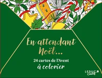 En attendant Noël - 24 cartes de l'Avent à colorier