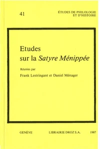 Etudes sur la Satyre Menippée