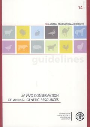  XXX - In vivo conservation of animal genetic ressources.