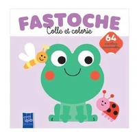 La grenouille / colle et colorie