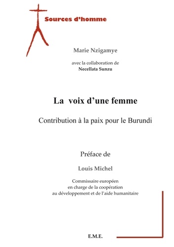  XXX - La voix d'une femme - Contribution à la paix pour le Burundi.