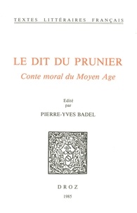  XXX - Le Dit du prunier : conte moral du Moyen Age.