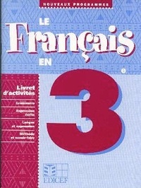  XXX - Le Français en 3e / Livret d'activités.