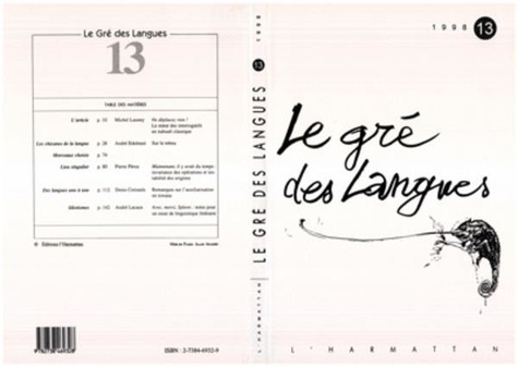  XXX - Le gré des langues n°13 - 13.