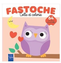 Le hibou / colle et colorie