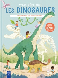 XXX - Les dinosaures / atlas dépliable.
