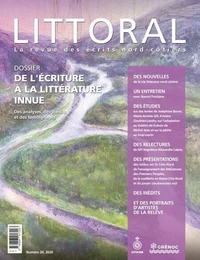 Littoral 20 regards sur les litteratures innues
