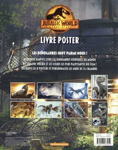 Livre poster Jurassic World, Le monde d'après