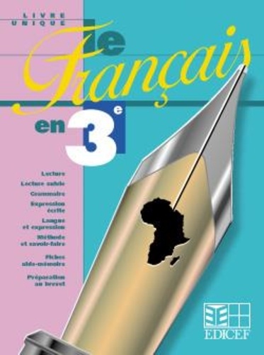  XXX - Livre unique   Le français en 3e.