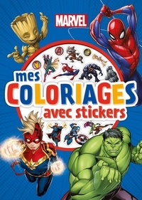  XXX - MARVEL - Mes coloriages avec stickers - Disney.