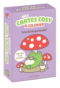 Mes cartes cosy à colorier - Une vie de grenouille