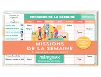 Missions de la semaine Mémoniak - bloc aimanté à compléter