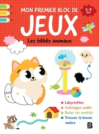 Mon premier bloc de jeux - Les bébés animaux