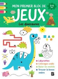 Mon premier bloc de jeux - Les dinosaures