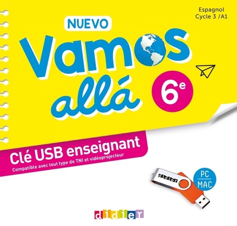  XXX - Nuevo Vamos allá 6e - Espagnol Ed.2021 - Clé USB.
