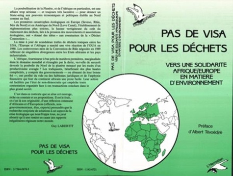  XXX - Pas de visa pour les déchets - Vers une solidarité Afrique-Europe en matière d'environnement.