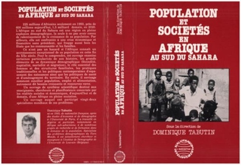  XXX - Population et société en Afrique au sud du Sahara.