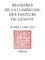 Registres de la Compagnie des pasteurs de Genève au temps de Calvin. Tome I, 1546-1553 : Délibérations de la Compagnie ; Ordonnances ecclésiastiques ; Procès de Jérôme Bolsec